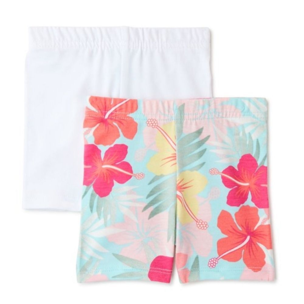 Garanimals Baby Girl Shorts Set, 2-Pack, Size 3-6m